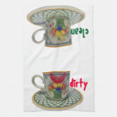 Linge De Cuisine Plats propres et sales (Vertical)