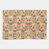 Linge De Cuisine Playful kitchen-themed pattern featuring aprons (Horizontal)