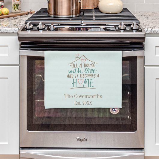 Linge De Cuisine Plein d'amour Personnalisable Ménage