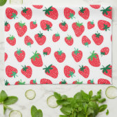 Linge De Cuisine Plein de fraises (Plié)