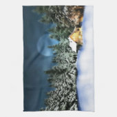Linge De Cuisine Pleine lune de Cabine de journal rustique (Vertical)