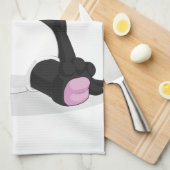 Linge De Cuisine Pleurer de panda (Quart Plié)