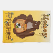 Linge De Cuisine Plongé avec du miel (Horizontal)