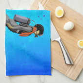 Linge De Cuisine Plongée à l'air d'homme (Quart Plié)