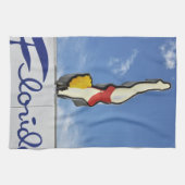 Linge De Cuisine Plongez en Floride (Horizontal)