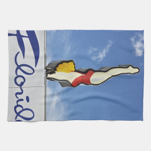 Linge De Cuisine Plongez en Floride (Horizontal)