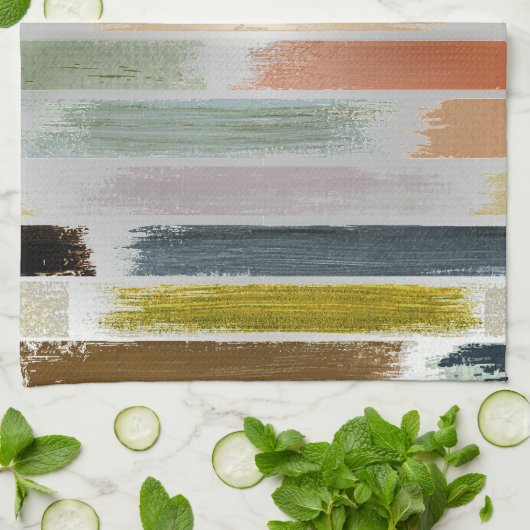 Linge De Cuisine Pluie de couleurs 5 (Plié)