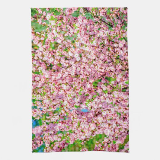 Linge De Cuisine Plum à fleurs (Vertical)