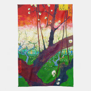 Linge De Cuisine Plum à fleurs (après Hiroshige), Van Gogh