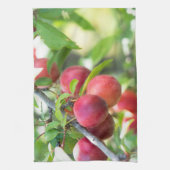 Linge De Cuisine Plum cerise sur branche (Vertical)