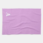 Linge De Cuisine Plum formalisé Monogramme (Horizontal)