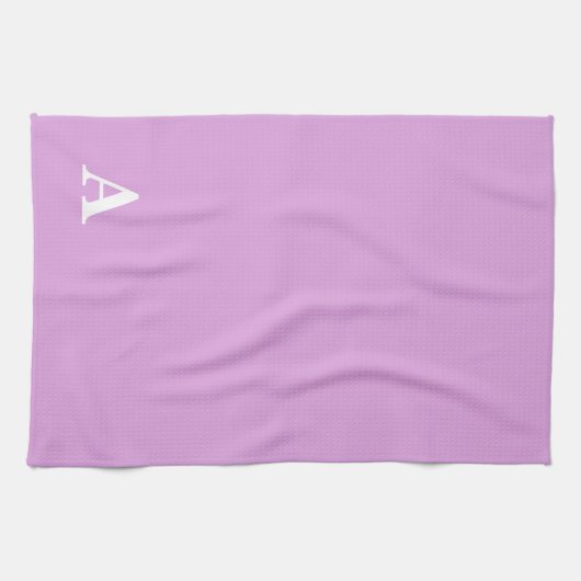 Linge De Cuisine Plum formalisé Monogramme (Horizontal)