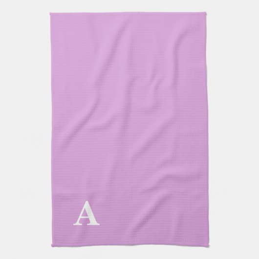 Linge De Cuisine Plum formalisé Monogramme (Vertical)