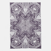 Linge De Cuisine Plum Mandala (Vertical)