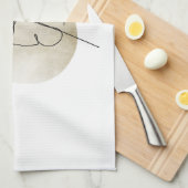 Linge De Cuisine Plume beige boho (Quart Plié)