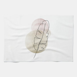 Linge De Cuisine Plume beige boho