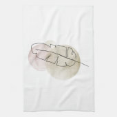 Linge De Cuisine Plume beige boho (Vertical)