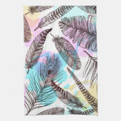 Linge De Cuisine Plume de paon (Vertical)