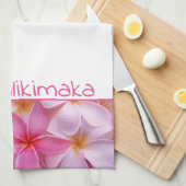 Linge De Cuisine Plumeria de Mele Kalikimaka de Serviette-Noël de (Quart Plié)