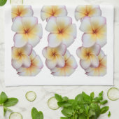 Linge De Cuisine Plumeria fleurit (Plié)