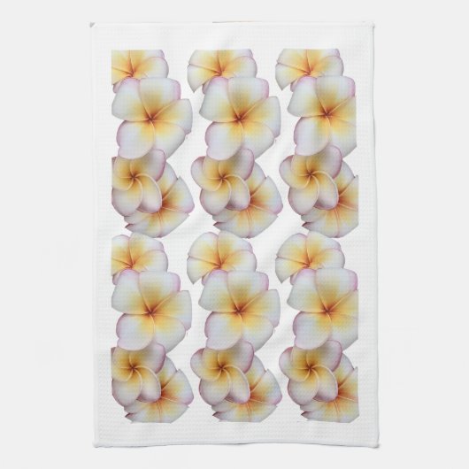 Linge De Cuisine Plumeria fleurit (Vertical)