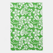 LINGE DE CUISINE PLUMÉRIE DE L'ÎLE (VERT DE CITRUS) (Vertical)