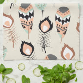 Linge De Cuisine Plumes amérindiennes (Plié)