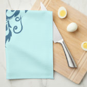 Linge De Cuisine Plumes de paon (Quart Plié)