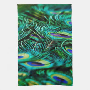 Linge De Cuisine Plumes de paon