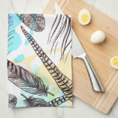 Linge De Cuisine Plumes de paquetage (Quart Plié)