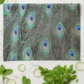 Linge De Cuisine Plumes de queue de paon (Plié)