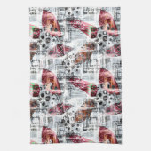 Linge De Cuisine Plumes, ethniques. (Vertical)