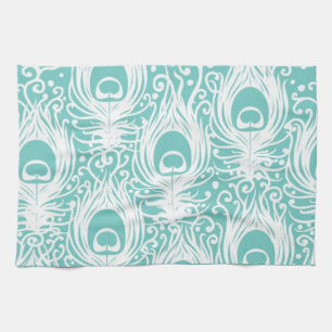 Linge De Cuisine Plumes molles de paon
