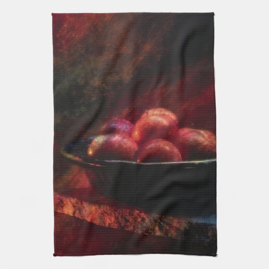 Linge De Cuisine Plums peints encore la vie (Vertical)