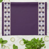 Linge De Cuisine Plums pourpres (Plié)