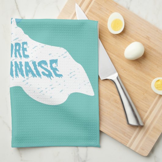 Linge De Cuisine Plus de Mayonnaise (Quart Plié)