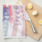 Linge De Cuisine Plus forte ensemble USA Hillary 4 Président améric (Quart Plié)