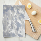 Linge De Cuisine Plusieurs nuages, Vue Ciel (Quart Plié)