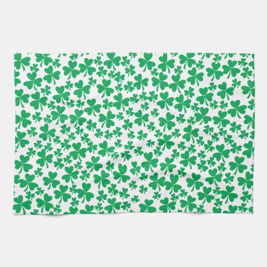 Linge De Cuisine Plusieurs Shamrocks (Horizontal)