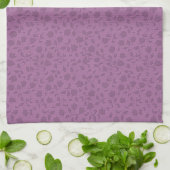 Linge De Cuisine Plutôt Violet Floral (Plié)