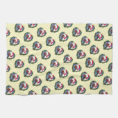 Linge De Cuisine Plymouth Rock Chicken Wreath Noël (Horizontal)