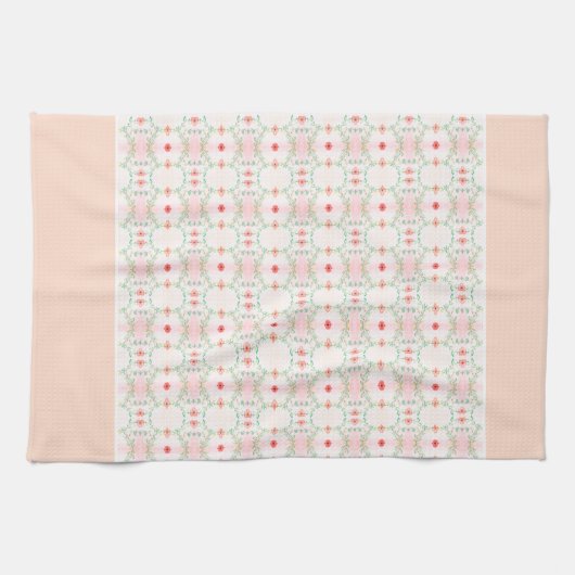 Linge De Cuisine Poche Avec Rose (Horizontal)