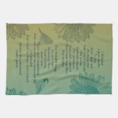 Linge De Cuisine Poème de la naissance de la joie (Horizontal)