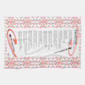 Linge De Cuisine poème de pinceau (Horizontal)