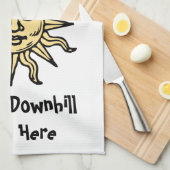 Linge De Cuisine Poème Solstice d'été (Quart Plié)