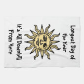 Linge De Cuisine Poème Solstice d'été (Horizontal)