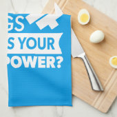 Linge De Cuisine Poids Lifting - I Lift Heavy Things - SuperPower (Quart Plié)