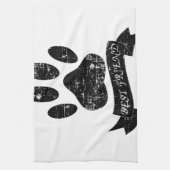 Linge De Cuisine Poignée de chien détendue avec ruban (Vertical)