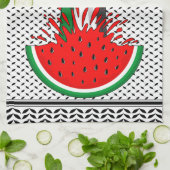 Linge De Cuisine Poing de résistance palestinienne sur le symbole d (Plié)