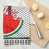 Linge De Cuisine Poing de résistance palestinienne sur le symbole d (Quart Plié)